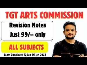 HP TGT Arts Commission Revision Notes PDFs New Syllabus | Arts Commission Preparation 20 days Left