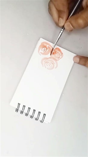 easy watercolor rose painting #watercolor #artandcraft #watercolorpainting #song #coversong #art