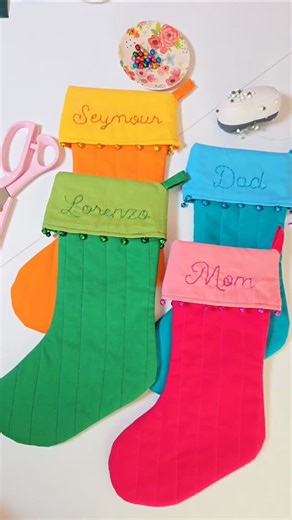 Kenjah B on Instagram: "DIY Christmas Stockings are PERFECT for beginner sewists. I make Stockings for my family every year and these have got to be my favorite so far. #christmas #christmasdiy #diychristmasdecor #christmasstocking #nostalgicchristmas"