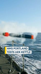Check out HMS Portland demonstrating her weapons deployment capabilities ⚓ The Type 23 frigate is part of a 15-ship carrier strike group led by HMS Prince of Wales. She’s been conducting firing drills off Norway’s coast during Exercise Steadfast Defender 24 📺 Watch here ⬆️ #sailors #troops #RoyalNavy #Navy #ExSteadfastDefender24 #ExSteadfastDefender #HMSPrinceofWales #PrinceofWales #weaponstesting #testing #drills #exercises #training #forcesnews #news #journalism | Forces News