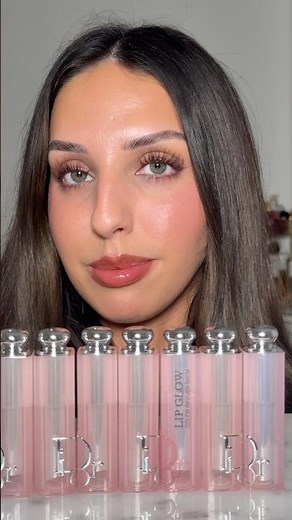 Dior lip glow balm collection & lip swatches #makeup #diorbeauty #lipbalm #tintedlipbalm