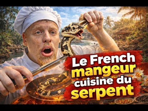 The French Eater cooks snake