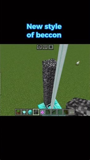 ​New Style of Beacon in Minecraft! 💎✨ | FrenzyOpz #shorts #minecraft #logic