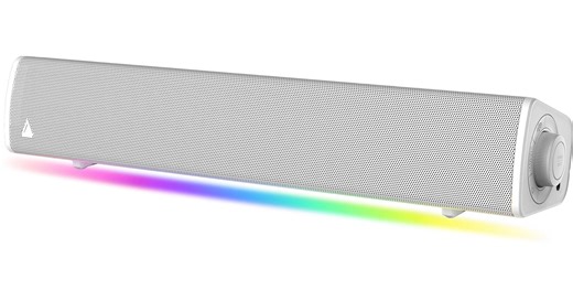 Creative Labs Sound Blaster GS3 Compact Gaming Soundbar (White)