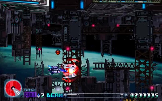 【橘猫先生】PS1 异形战机 R-Type Delta 默认难度R9一命无伤通关STG游戏