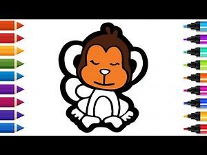 How to Draw a Monkey | Step by Step Easy