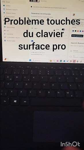 problème touches de clavier surface pro ne fonctionne pas