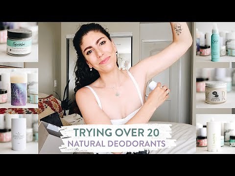 BEST NATURAL DEODORANT REVIEW | Trying over 20 non-toxic deodorants...here's what worked!