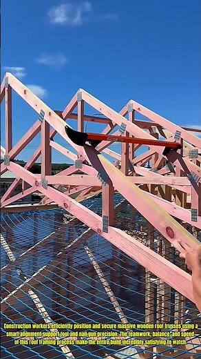 Fast Roof Truss Installation With Smart Alignment Tool