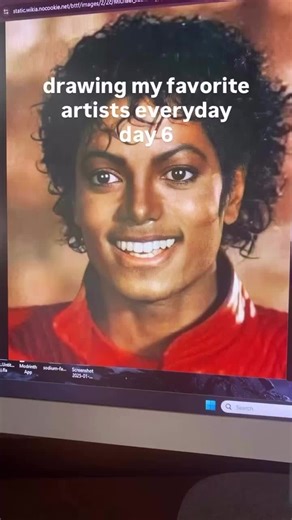 day 6 rest easy legend 🕊️ #fyp #michaeljackson #art #fanart #drawing | Draw