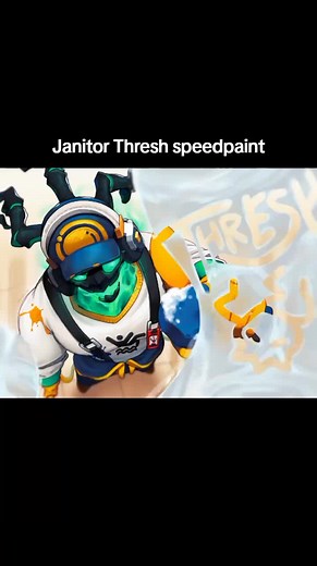 Janitor Thresh Speedpaint Tutorial