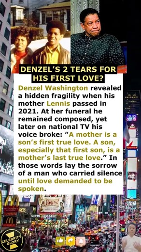 Denzel’s 2 Tears for His First Love?