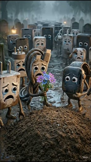 📱 Mobile Phone ki Antim Yatra 😢 | Emotional 3D Animation#MobileFuneral #SadStory