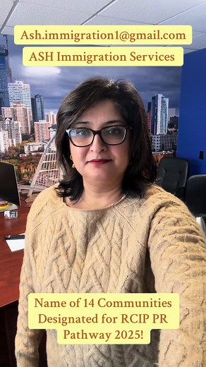 Communities for RCIP PR Pathway 2025 in Canada