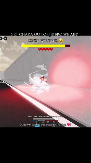 Charas so op man I was able to be the boss for like an hour and a half #jjs #jjk #chara #roblox #fyp