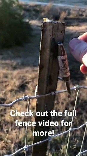 Best T-post Clip Tool for Woven Wire Horse Fence!