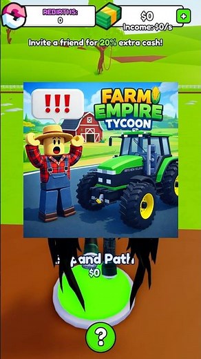 Gewinne kostenlos Robux in meinem Roblox Spiel Farm Tycoon Empire 🌽
