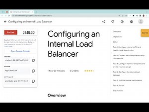 Configuring an Internal Load Balancer || #qwiklabs || #coursera