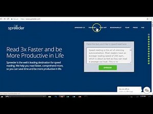Spreeder Tutorial Video