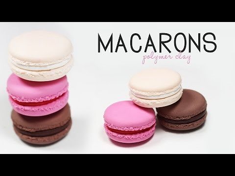 polymer clay Macaron TUTORIAL | polymer clay food