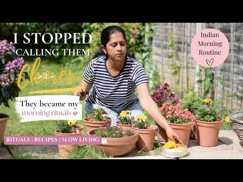 7 Slow Morning Rituals Every Homemaker Needs | Indian Homemaker Morning Routine