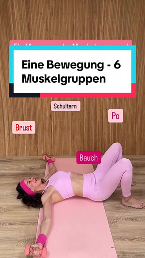 Ganzkörpertraining: Po, Core und Oberkörper in einer Übung