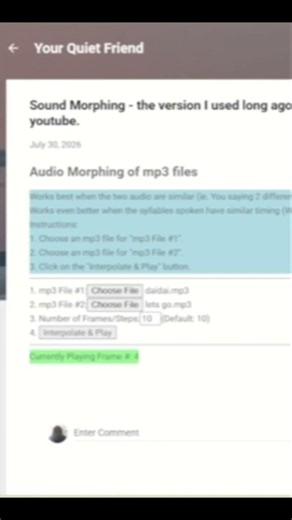 Can you hear the Sound Morph?