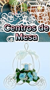 Centros de mesa modelo carrosa | El taller del metal y la madera