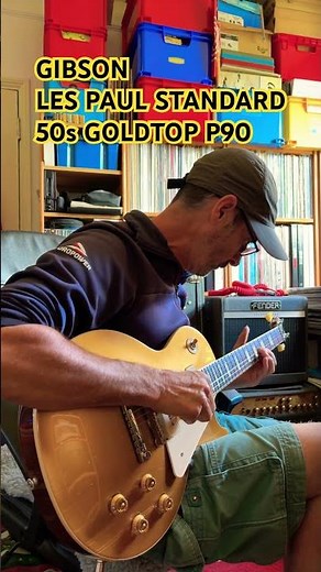 GIBSON LES PAUL STANDARD 50s GOLDTOP P90