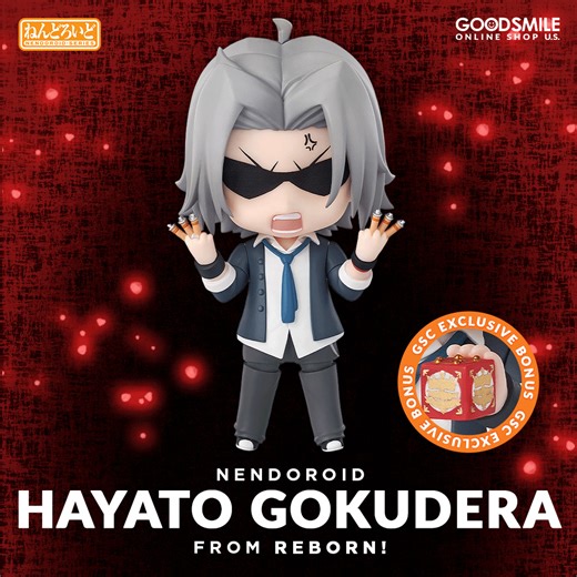 "Don’t underestimate the Tenth’s family!" Tsuna’s right hand man, Hayato Gokudera, has joined the Nendoroid line, ready to bring his explosive charm to your shelf. Preorder now and score a GSC Exclusive Bonus Vongola Box! Shop: https://goodsmile.link/bDy767 #Reborn #Goodsmile | Good Smile Company - USA