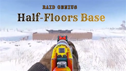 The ultimate raid on a 100,000 HQM genius build with half-floors