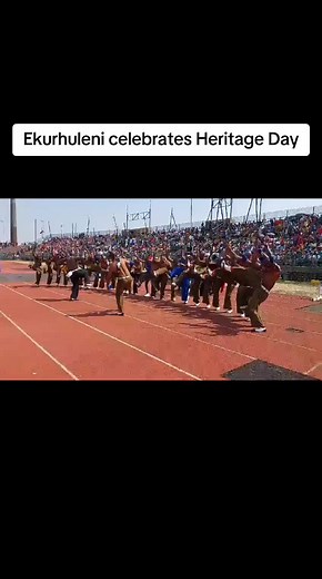 Basotho Men Showcase Traditional Mohobelo Dance
