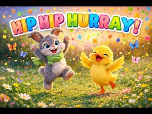 Hip Hip Hurray Song | Kids Dance Song | Fun Action Song for Children
