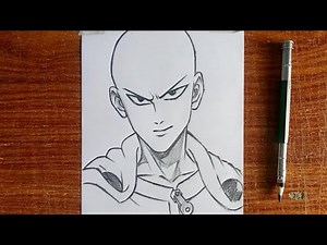 How to Draw Saitama from One Punch Man | Step by Step Easy Drawing Tutorial