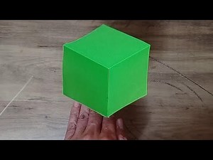 How to Make Amazing Floating Origami Cube (Jeremy Shafer) Cube Illusion