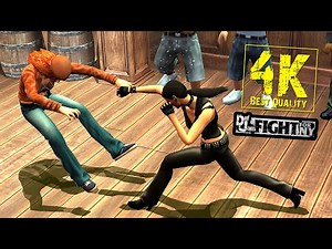 LAUREN vs CINDY J. Def Jam Fight for NY Gameplay PC. Girls Fighting Boxing Game