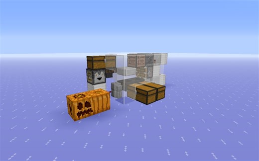 Minecraft南瓜雕刻(剪南瓜)机（半自动+可简易分类）