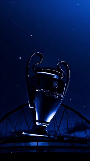 Champions League Trophy Animation in 3D