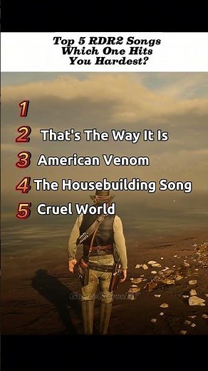 The Best RDR2 Songs That Will Get You Hooked #rdr2 #gaming