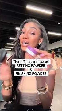 Finishing vs Setting Powder: What's the Difference? #fok #beautyhacks