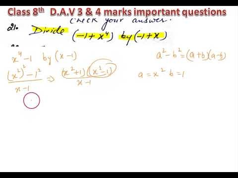 divide (-1+x^4) by (-1+x)