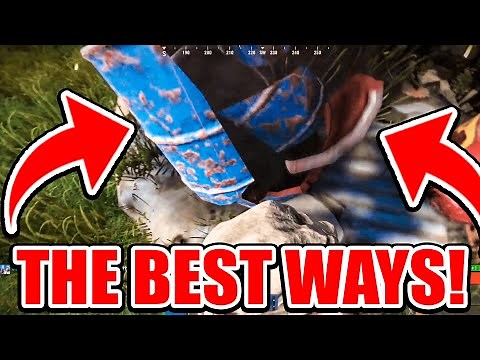The Best Ways To Get Materials In Rust!!
