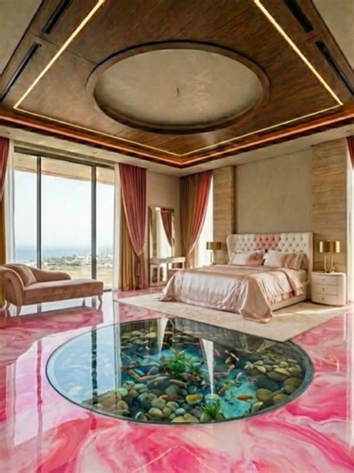 This Aquarium Flooring Looks Absolutely Breathtaking!🤯🫣#epoxyfloor #housedecor #renovation #aquarium#foryoupage