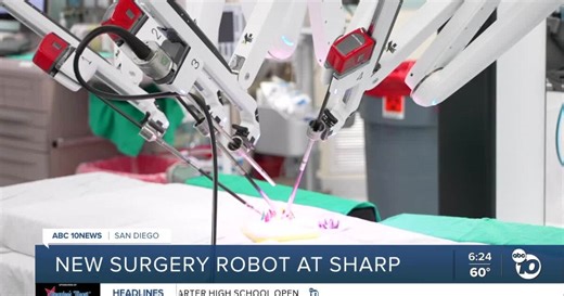 New robot at Sharp lets doctors get better 'feel' for surgery