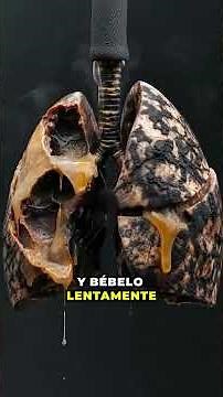 A natural drink that cleans your lungs
