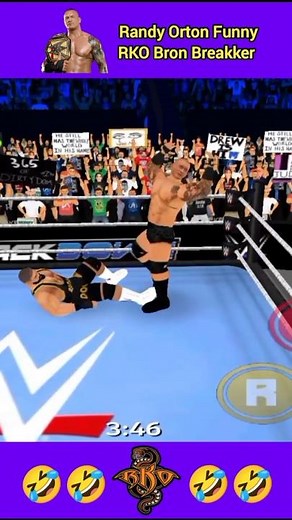 Randy Orton Funny RKO Wr3d #wr3d #wr3dmod #shortsfeeds