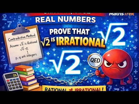 Class 10 Maths Chapter 1: Real Numbers | Proof of Irrationality