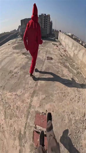 Money heist roof top parkour free running