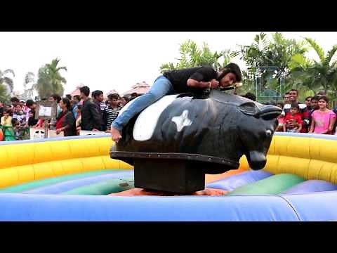 Mechanical Bull Ride Game at Eco Park, Kolkata