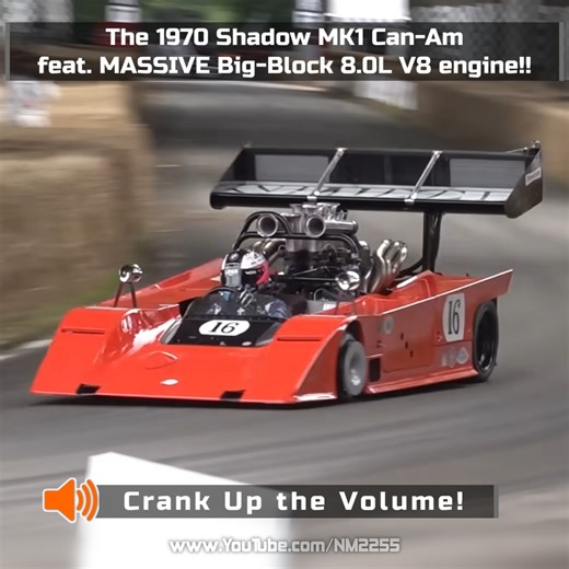 This thing looks like a big go-kart with a massive V8 and a huge wing!